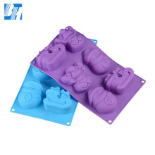 Different shapes of silicone baking molds